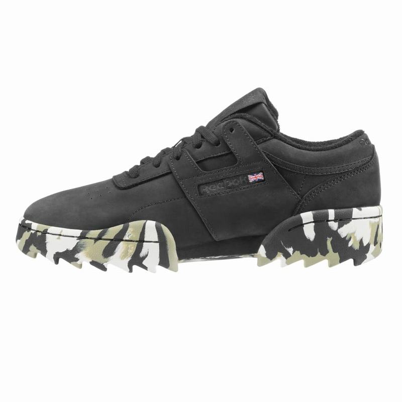 Tenisi Reebok Workout Ripple Og Dama Negrii/Gri/Verzi Romania BZ7477DM